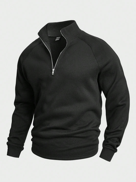 GIANNI™ - FREIZEIT-PULLOVER MIT STILVOLLEM HALF-ZIP-DESIGN