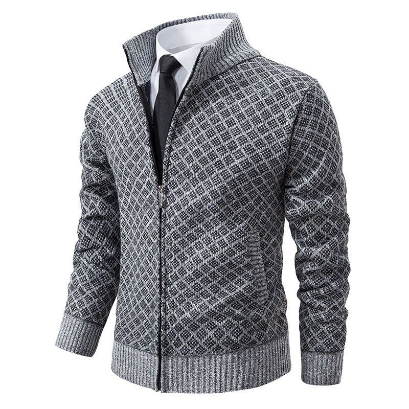RENZO™ – STIVOLLE STRICKJACKE IM KAROMUSTER