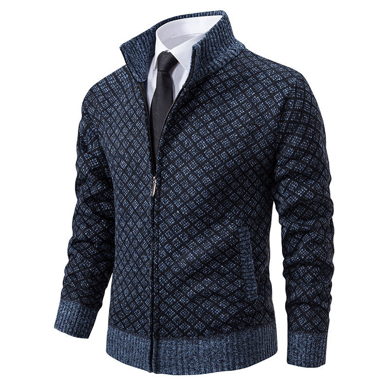 RENZO™ – STIVOLLE STRICKJACKE IM KAROMUSTER