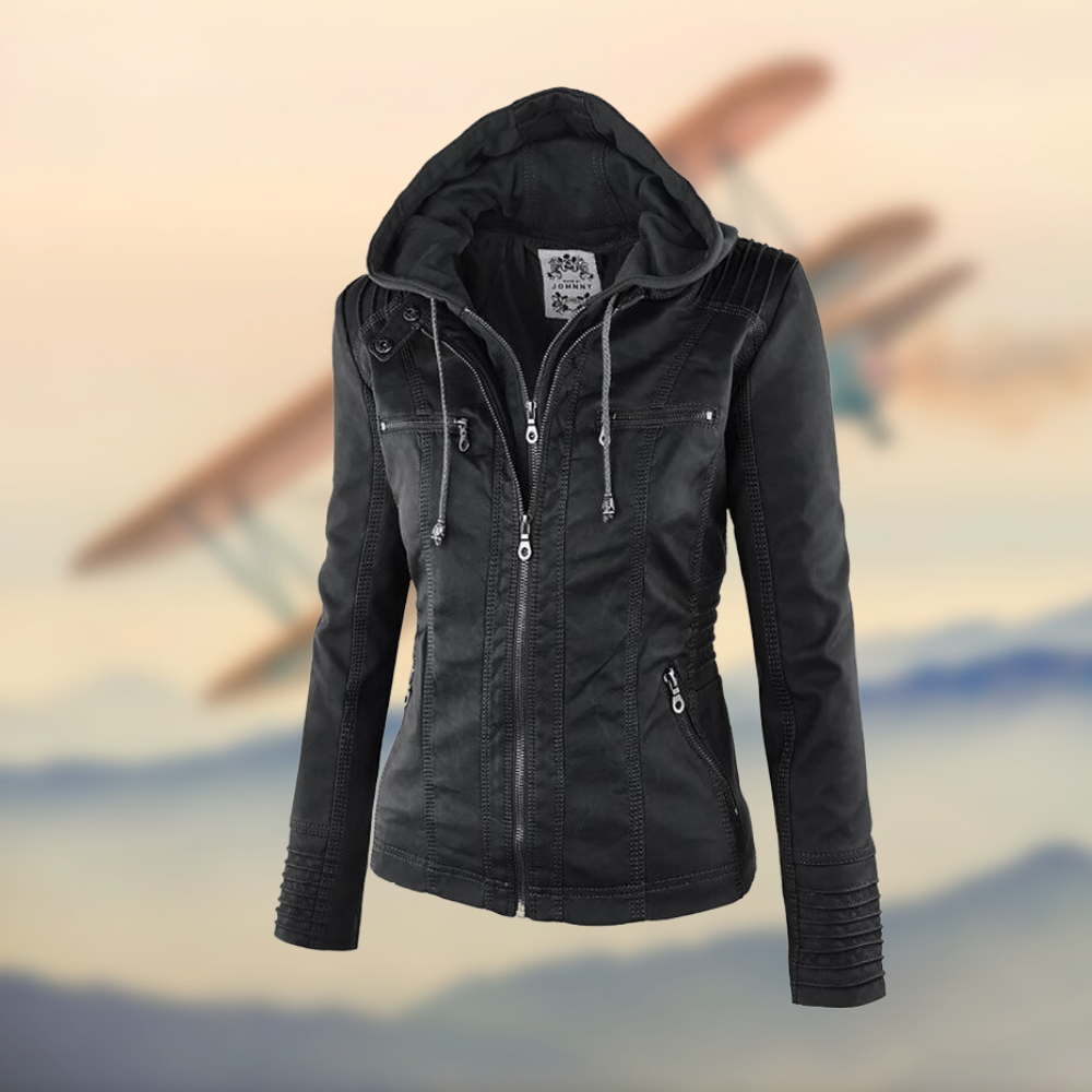 RACHELLE™-ELEGANTE UND EINZIGARTIGE LEDERJACKE