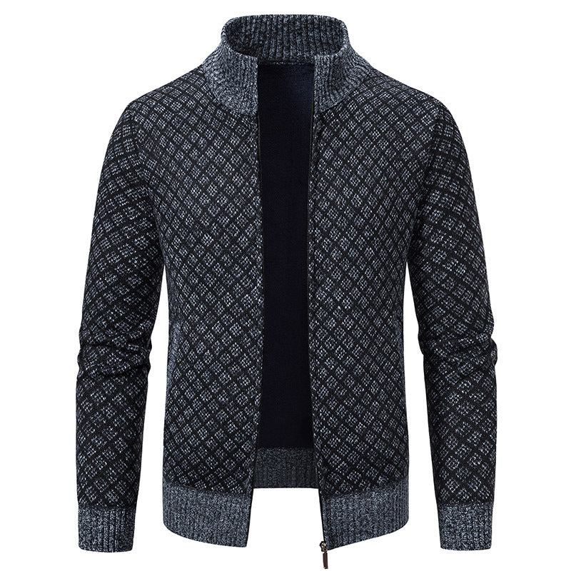 RENZO™ – STIVOLLE STRICKJACKE IM KAROMUSTER