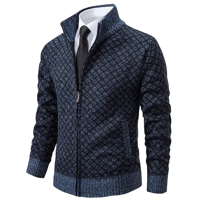 RENZO™ – STIVOLLE STRICKJACKE IM KAROMUSTER