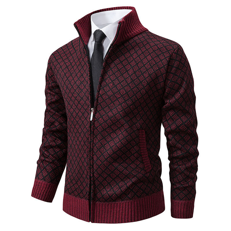 RENZO™ – STIVOLLE STRICKJACKE IM KAROMUSTER