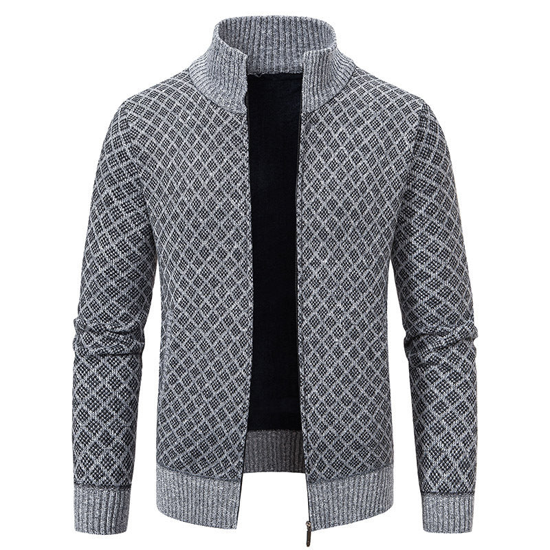 RENZO™ – STIVOLLE STRICKJACKE IM KAROMUSTER