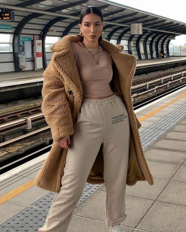 FABRIZIO™ - LANGER TEDDY MANTEL