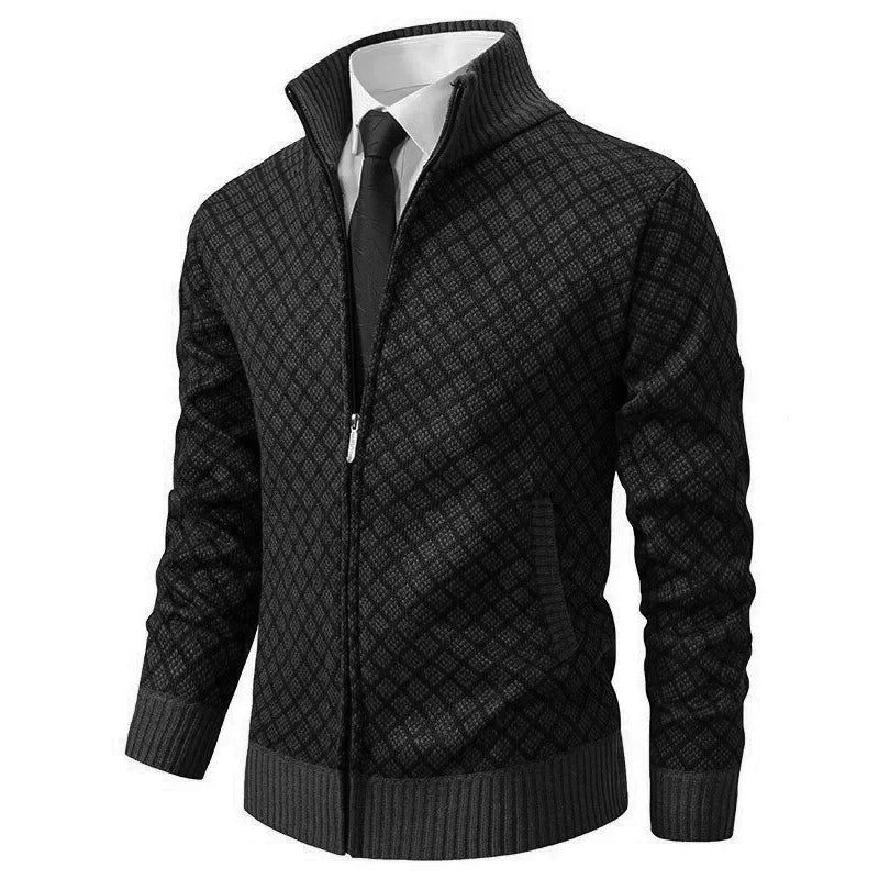 RENZO™ – STIVOLLE STRICKJACKE IM KAROMUSTER