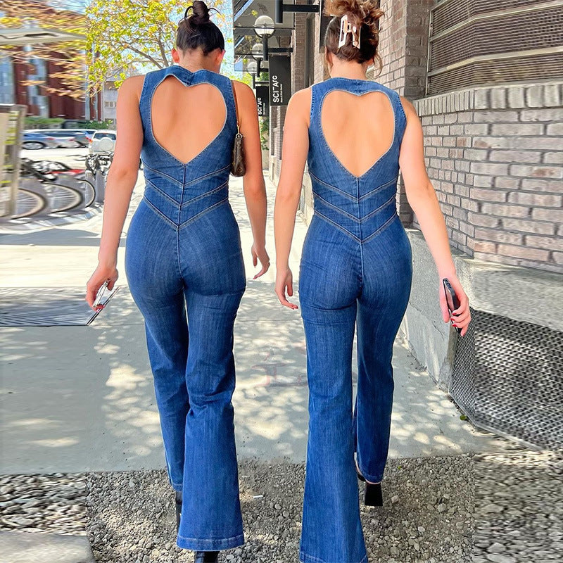 LIVORA™ -  JUMPSUIT ZEITLOSE DENIM-PERFEKTION
