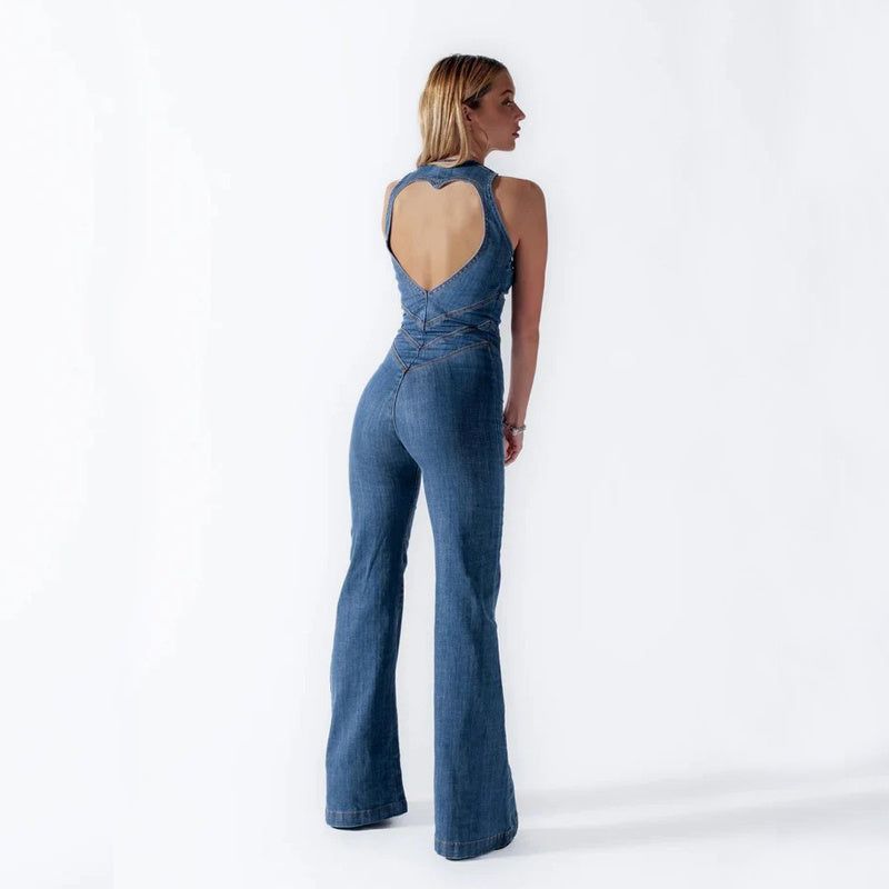 LIVORA™ -  JUMPSUIT ZEITLOSE DENIM-PERFEKTION