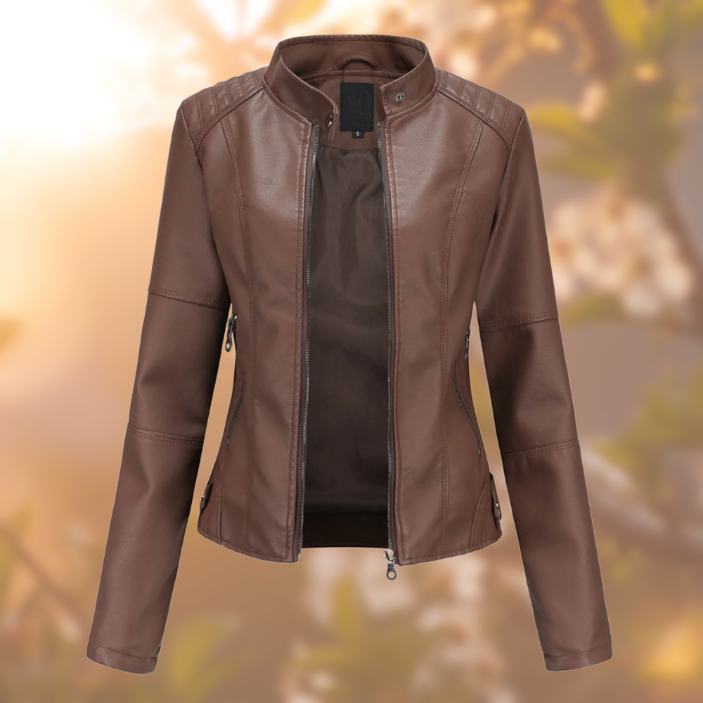 GIORGINA™-STILVOLLE LEDERJACKE