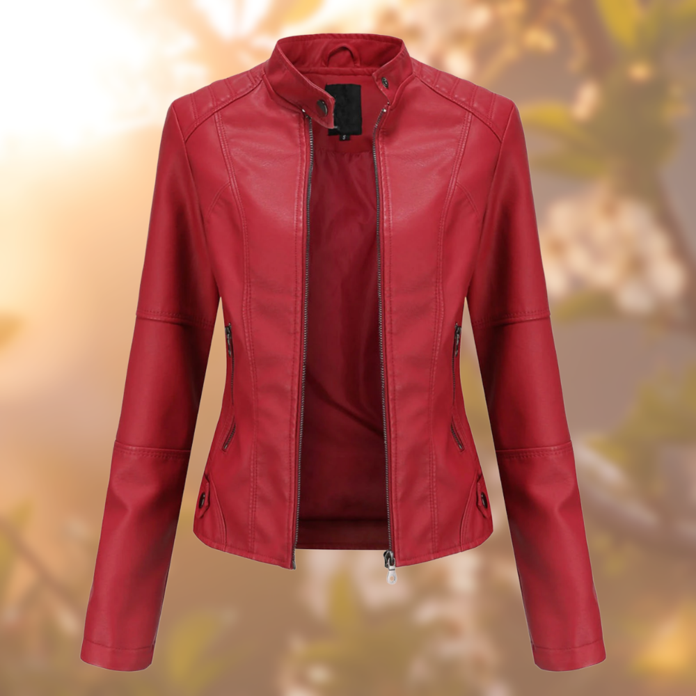 GIORGINA™-STILVOLLE LEDERJACKE