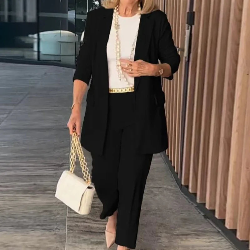 VIVIENNE™ – ELEGANTES BLAZER- UND HOSEN-SET