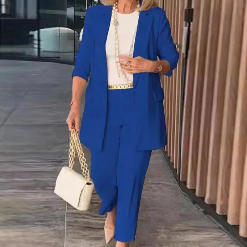 VIVIENNE™ – ELEGANTES BLAZER- UND HOSEN-SET