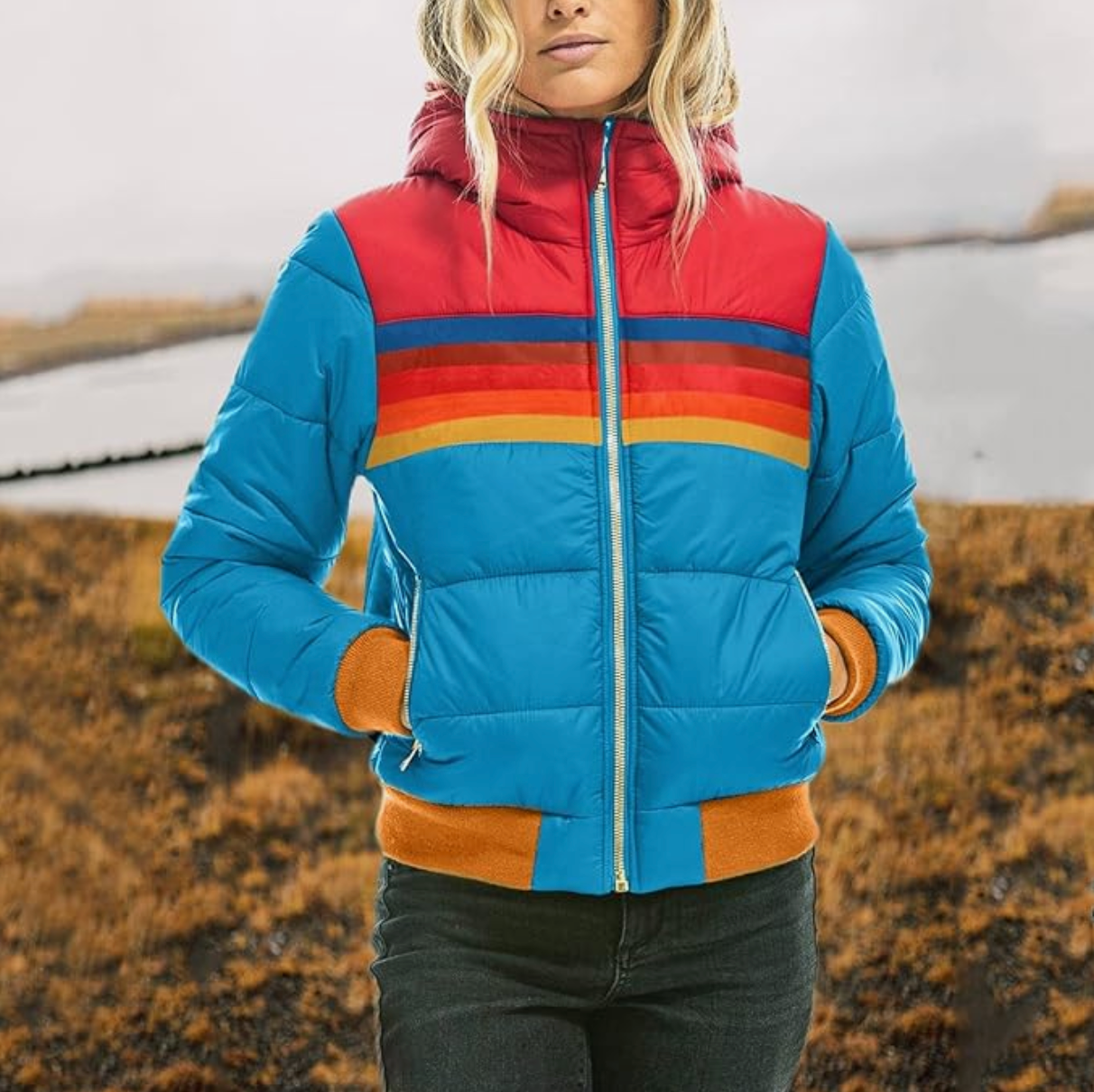 ROSA™ - RETRO KAPUZENJACKE