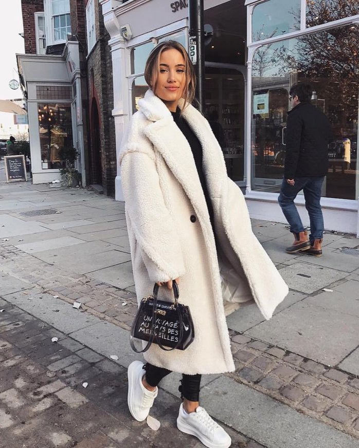 FABRIZIO™ - LANGER TEDDY MANTEL