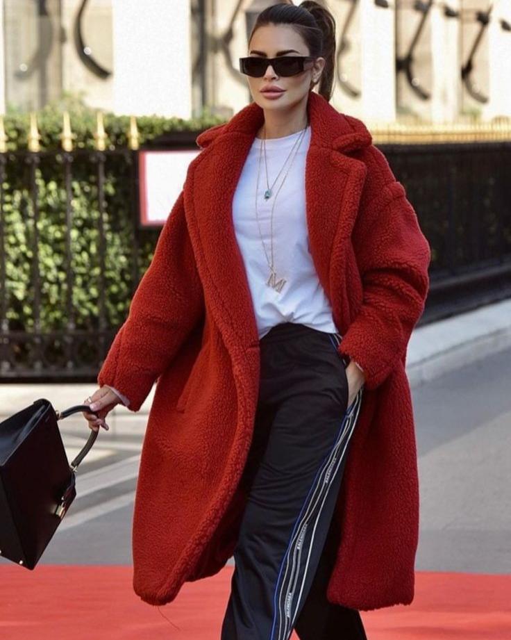 FABRIZIO™ - LANGER TEDDY MANTEL