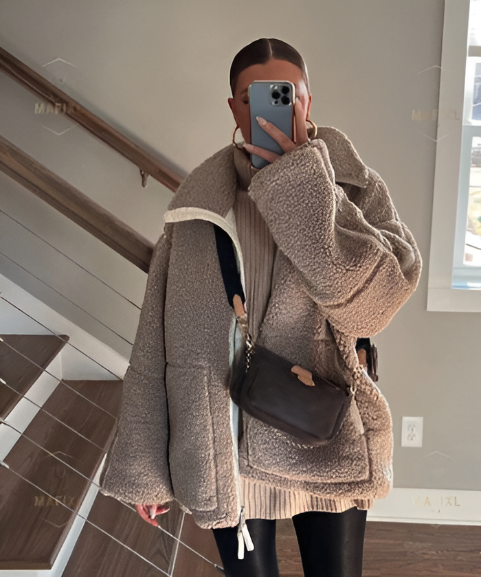 EMILIO™- ELEGANZ WARME TEDDY JACKE