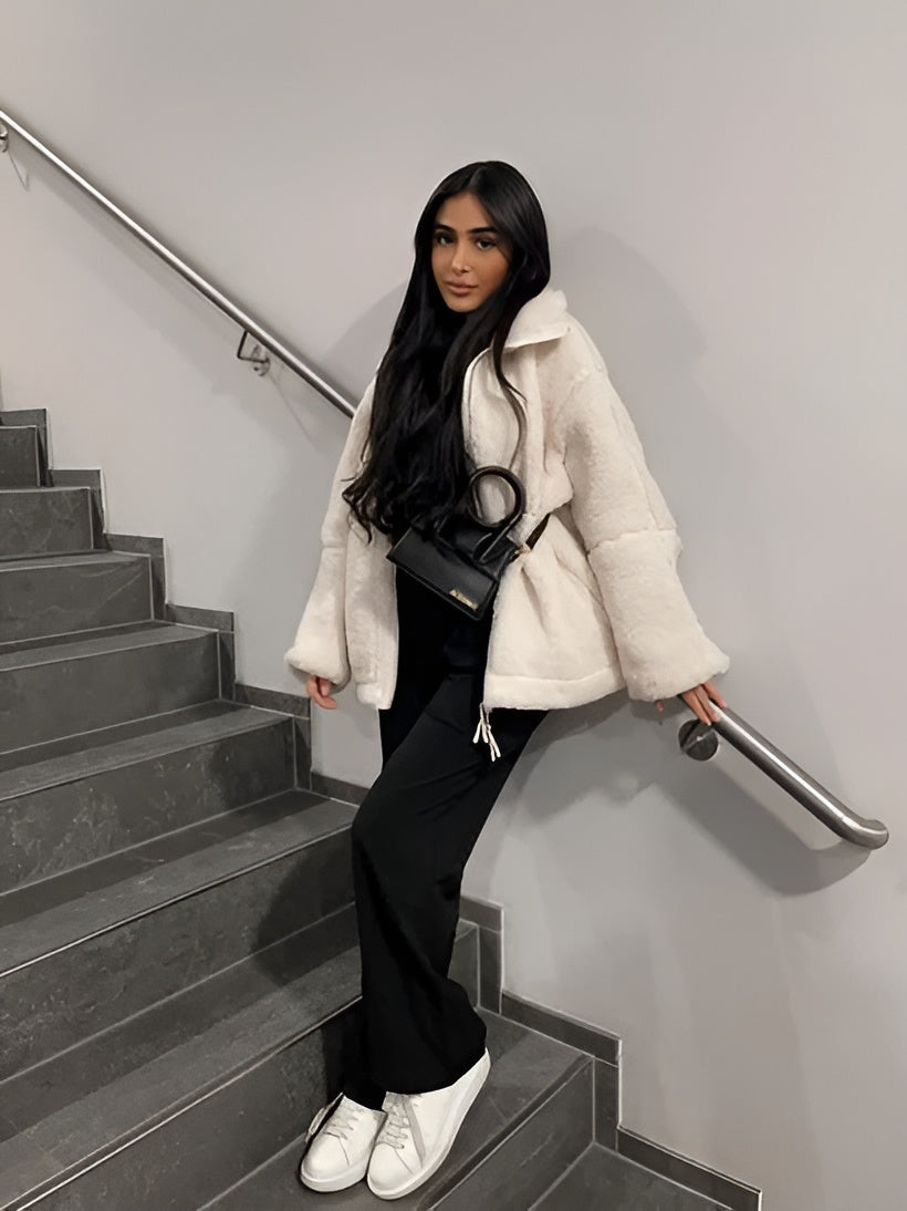 EMILIO™- ELEGANZ WARME TEDDY JACKE