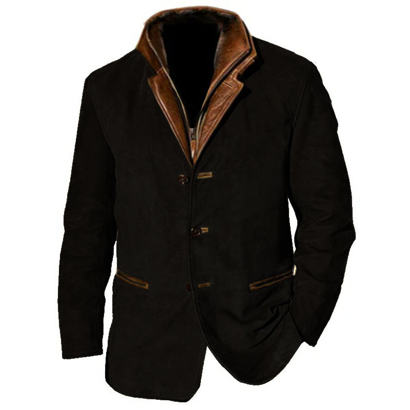 ALESSIO™- HEREN VINTAGE WILDLEDERJACKE