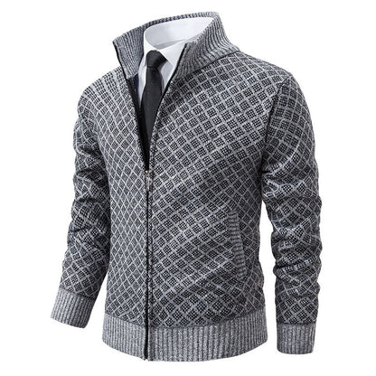 RENZO™ – STIVOLLE STRICKJACKE IM KAROMUSTER