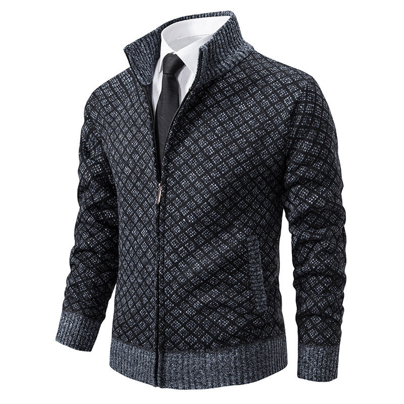 RENZO™ – STIVOLLE STRICKJACKE IM KAROMUSTER