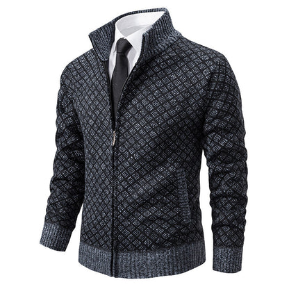 RENZO™ – STIVOLLE STRICKJACKE IM KAROMUSTER