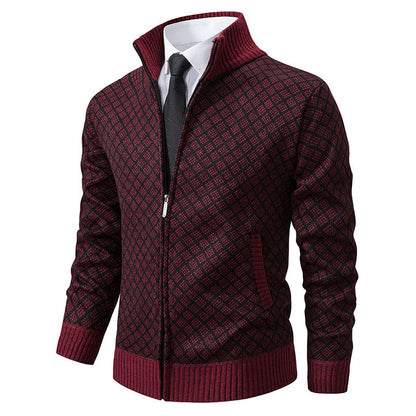 RENZO™ – STIVOLLE STRICKJACKE IM KAROMUSTER