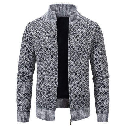 RENZO™ – STIVOLLE STRICKJACKE IM KAROMUSTER