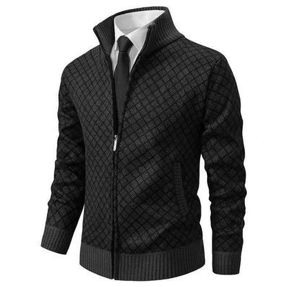 RENZO™ – STIVOLLE STRICKJACKE IM KAROMUSTER