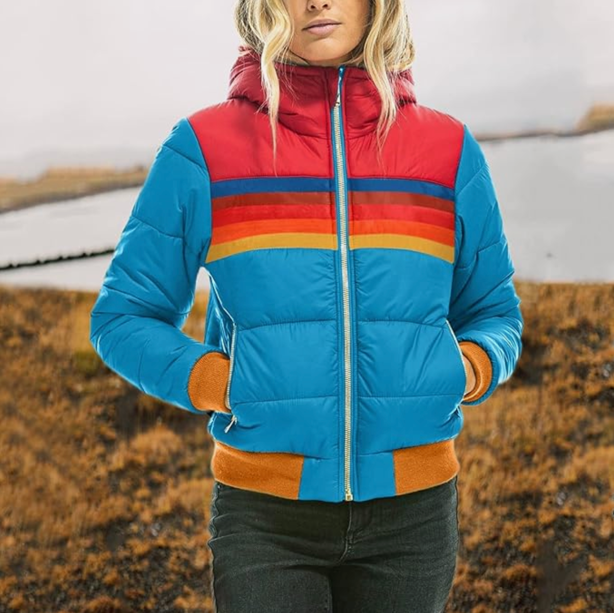 ROSA™- Retro Kapuzenjacke