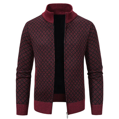 RENZO™ – STIVOLLE STRICKJACKE IM KAROMUSTER