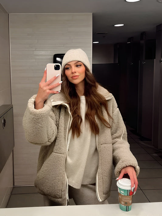 EMILIO™- ELEGANZ WARME TEDDY JACKE