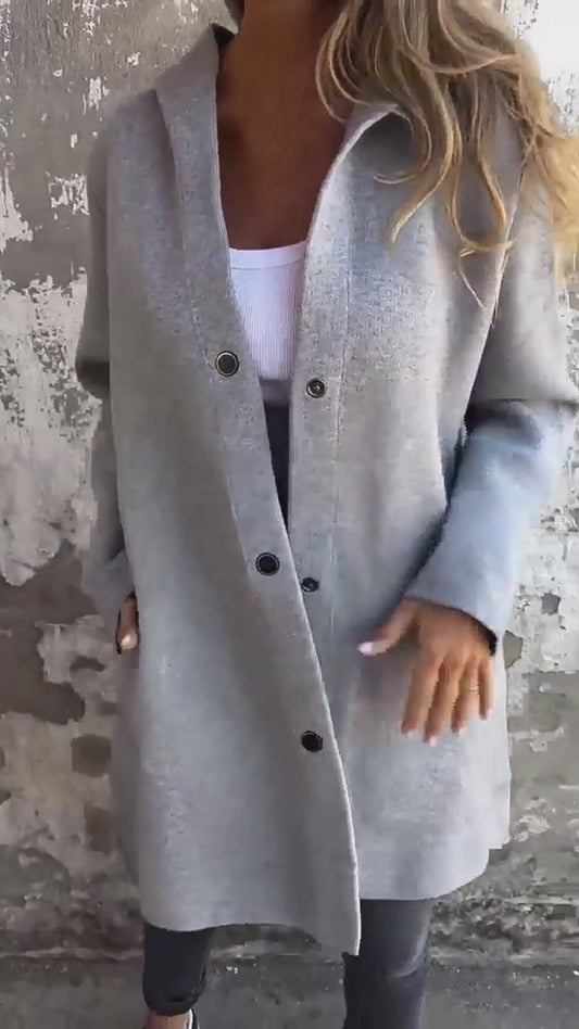 NORA™- ELEGANTER MANTEL MIT KAPUZE